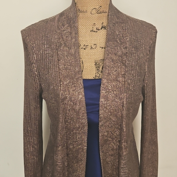 Chico's Cardigan Sweater, Size 1. - Picture 2 of 9